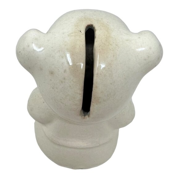 Ceramic Piggy Bank Vintage 1950-60s Anthropomorphic Pig Bow Tie Two - Picture 6 of 7